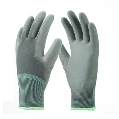 دستکش های ضد الکترواستاتیک نایلونی بافتنی با روکش PU دستکش های ایمنی ESD Cleanroom Fit Palm Fit