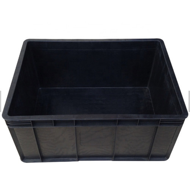 رک الکترونیکی SMT ESD Storage Box سیاه و سفید رسانا پلاستیک گردش خون آنتی استاتیک