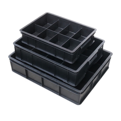 ذخیره سازی الکترونیک سینی PCB ESD ظرف پلاستیکی آنتی استاتیک 400x300x270