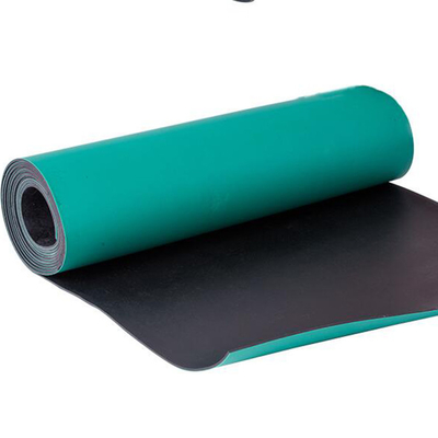 تشک لاستیکی آنتی استاتیک ESD سبز 1.2x10m 2mm برای میز میز کار