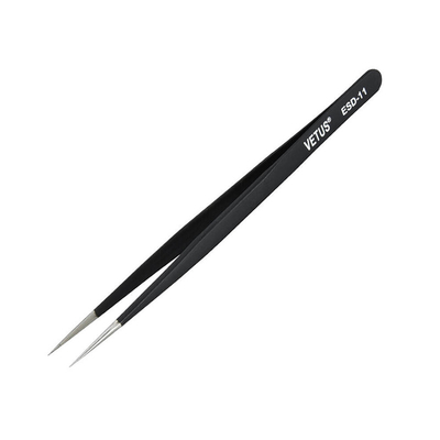 موچین اکستنشن مژه VETUS Pink Tweezers High ESD ضد استاتیک موچین مژه محکم و بادوام