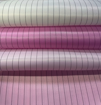 پارچه های آبی ضد الکتریسیته ساکن ESD Antistatic Cleanroom Conductive 5mm/4mm Grid/Strip Fabrics