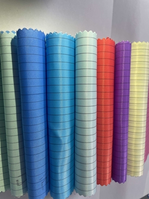 آنتی استاتیک ESD 5mm/4mm Grid Strip پارچه پلی استر 98% پلی استر + 2% رشته رسانا