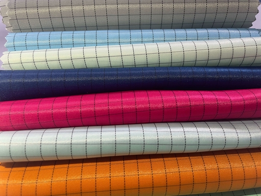 پارچه ضد الکتریسیته ساکن Esd Fabric Safe Conductive Cleanroom Cleanroom Twill Fabric Coverall Fabric
