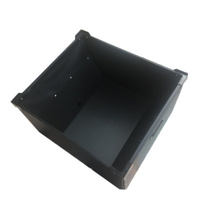 ذخیره سازی قطعات الکترونیکی Esd سینی پلاستیکی Esd PCB سینی ESD کارتن راه راه جعبه آنتی استاتیک PVC سطل سیاه