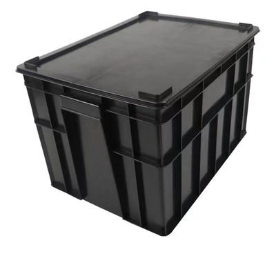 جعبه های پلاستیکی ایمن کوچک ESD 350 * 265 * 125 میلی متر سطل براق ضد الکتریسیته ساکن