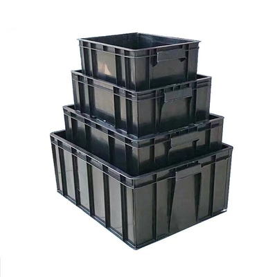 جعبه های پلاستیکی ایمن کوچک ESD 350 * 265 * 125 میلی متر سطل براق ضد الکتریسیته ساکن