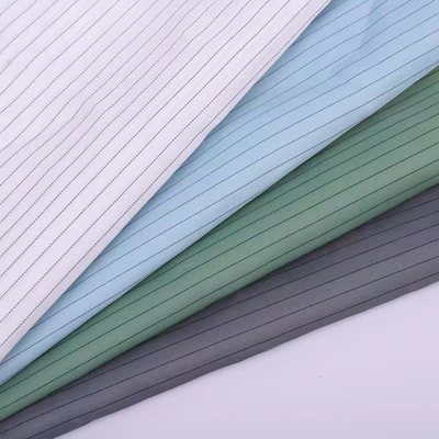 پارچه های پلی استر آنتی استاتیک ESD Electronic Factory Clean Room Fabrics