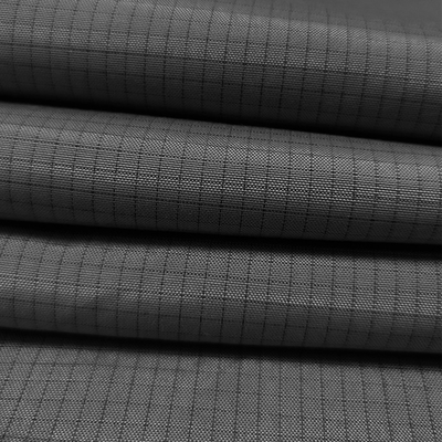 0.5 Grid 75D*75D Fabrics Anti Static ESD Fabrics پلی استر غیر استاتیک