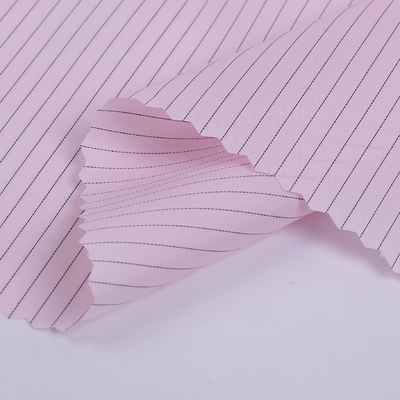 ESD Dustless Clean Room Fabrics 98% پلی استر منسوجات آنتی استاتیک