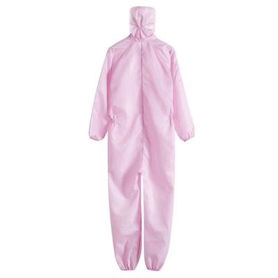 165*80 ESD لباس ضد الکتریسیته ساکن Clean Room Smock کت 100D*100D