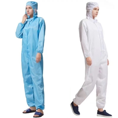 لباس مجلسی ضد استاتیک Clean Room ESD ضد آب سفارشی با آستین بلند