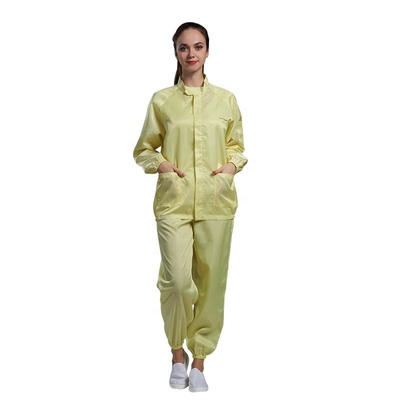 لباس های ضد الاستیک Cleanroom Elastic Cuff OEM ESD Safe Clothing