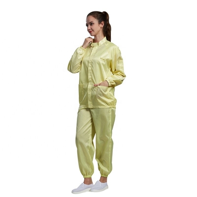 لباس های ضد الاستیک Cleanroom Elastic Cuff OEM ESD Safe Clothing