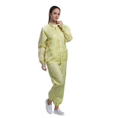 لباس های ضد الاستیک Cleanroom Elastic Cuff OEM ESD Safe Clothing