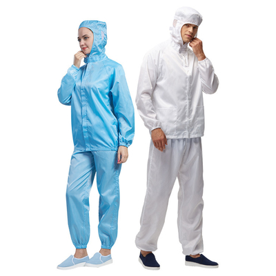 لباس کار پیش بند پوشاک ضد الکتریسیته ساکن Cleanroom سازنده ESD