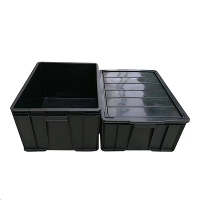 ESD OEM Anti Static Container Plastic Pallet Custom Circulation Black