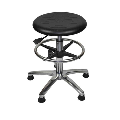 صندلی آزمایشگاهی PU صنعتی ضد الکتریسیته ساکن استیل ESD Task Chair