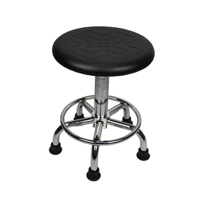 صندلی آزمایشگاهی PU صنعتی ضد الکتریسیته ساکن استیل ESD Task Chair