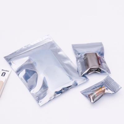 کاغذ کرافت ESD Static Shielding Bag Heat Seal Zipper Plastic Clear Mylar