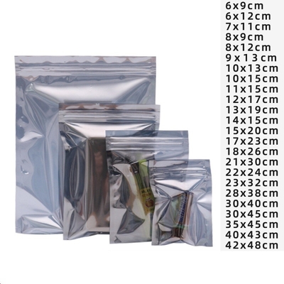 کاغذ کرافت ESD Static Shielding Bag Heat Seal Zipper Plastic Clear Mylar