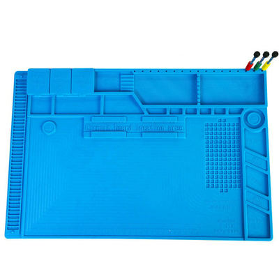 پد عایق لحیم کاری سیلیکونی جوشکاری Esd Mat 655 گرمی مقاوم در برابر حرارت