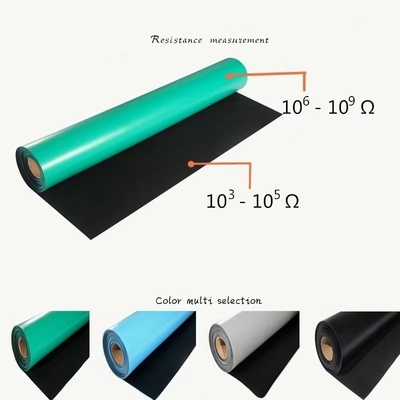 نیمکت کار PVC ESD میز تشک آنتی استاتیک لاستیک صنعتی اتاق تمیز