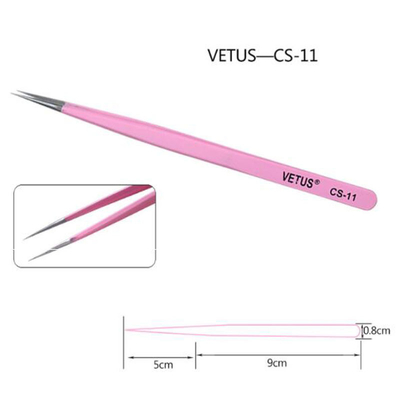 موچین Vetus ESD 15 موچین ضد استاتیک ابرویی دقیق ضد زنگ
