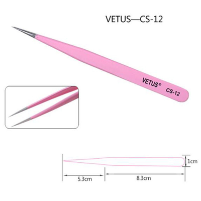 موچین Vetus ESD 15 موچین ضد استاتیک ابرویی دقیق ضد زنگ