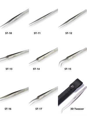 ESD Antistatic Vetus Lash Tweezers ابزار دستی قیچی موچین ابرو