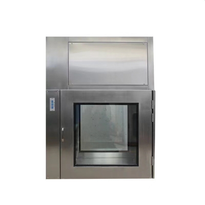 Cleanroom SUS304 SS Pass Box Light UV Static Pass Static Through Box
