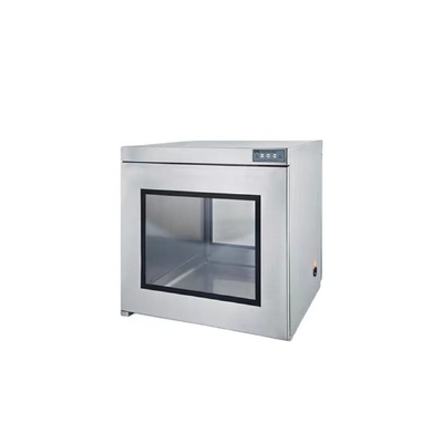 جعبه عبور استاتیک فولادی ضد زنگ 220 ولت 50 هرتز با نورد سرد Cleanroom Pass Box
