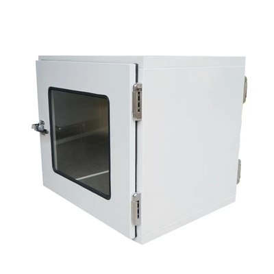 جعبه عبور استاتیک فولادی ضد زنگ 220 ولت 50 هرتز با نورد سرد Cleanroom Pass Box