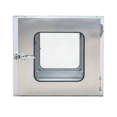 جعبه عبور استاتیک فولادی ضد زنگ 220 ولت 50 هرتز با نورد سرد Cleanroom Pass Box