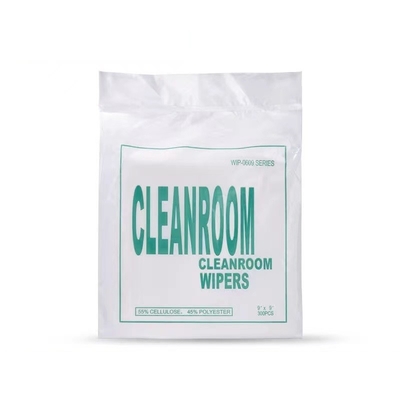 برف پاک کن های دو لایه ترکیبی بدون پرز Cleanroom 100% پلی استر