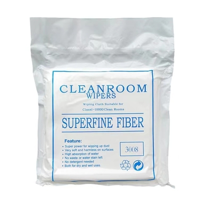برف پاک کن های دو لایه ترکیبی بدون پرز Cleanroom 100% پلی استر