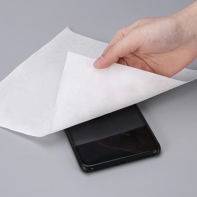 برف پاک کن پلی استر Cleanroom با لیزر سفید برای میکروفیبر Maxclean Screen