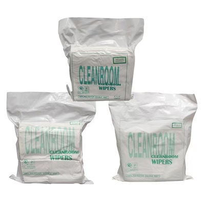 برف پاک کن پلی استر یکبار مصرف Cleanroom 45% پلی استر 55% خمیر چوب