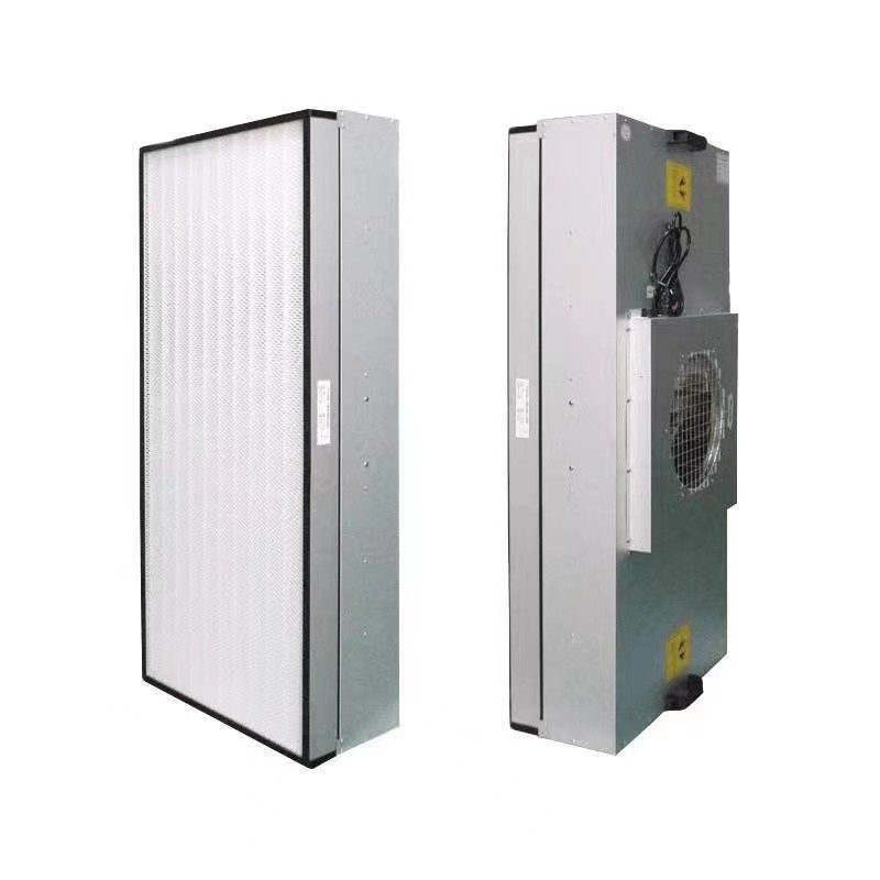 واحدهای فن فیلتر فن کویل تاشو Cleanroom FFU مش فولادی ضد زنگ