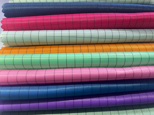 پارچه های ضد استاتیک ESD Twill Fabric TC 65/35 Cleanroom پارچه های کاربردی ضد الکتریسیته ساکن